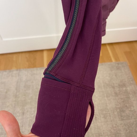 Lululemon Can't Stop Jacket, Plum, Size 2/4 - Picture 6 of 9